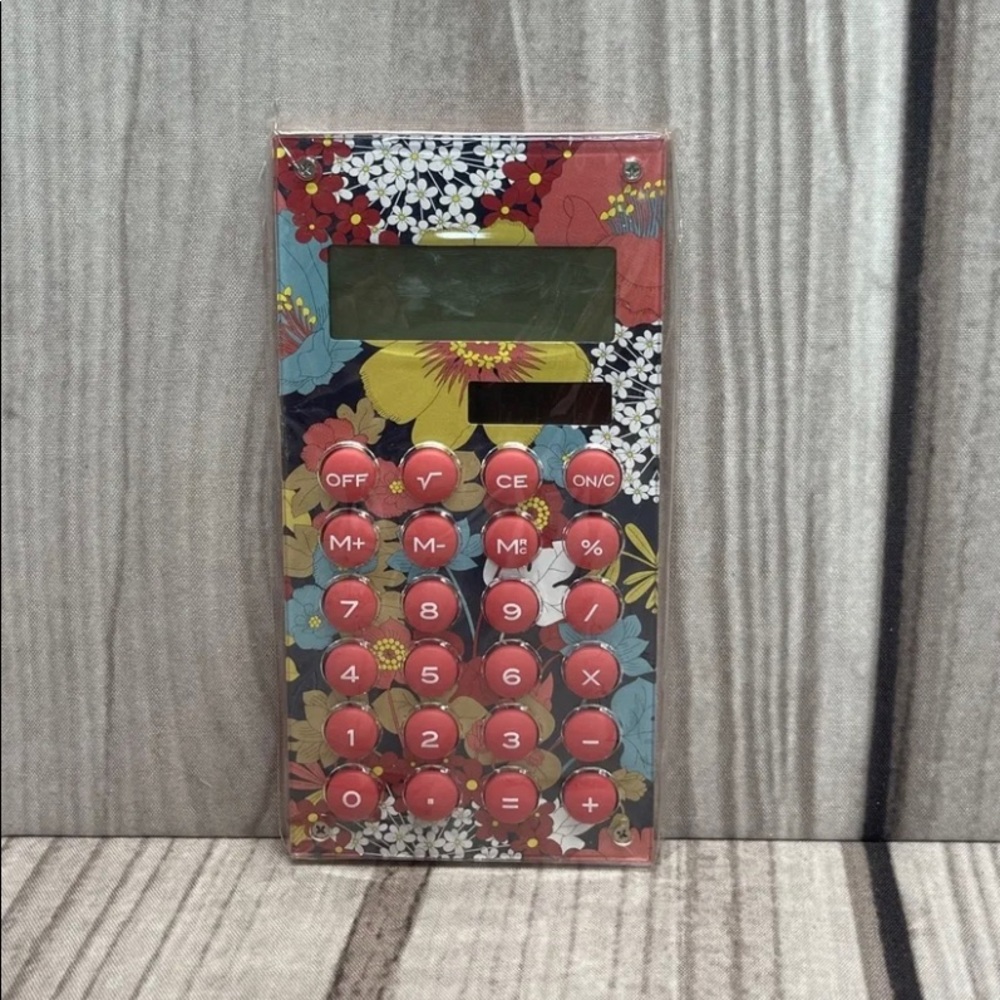 Vera Bradley Solar Calculator Happy Snails NIP for  Purse Tote Bag Office